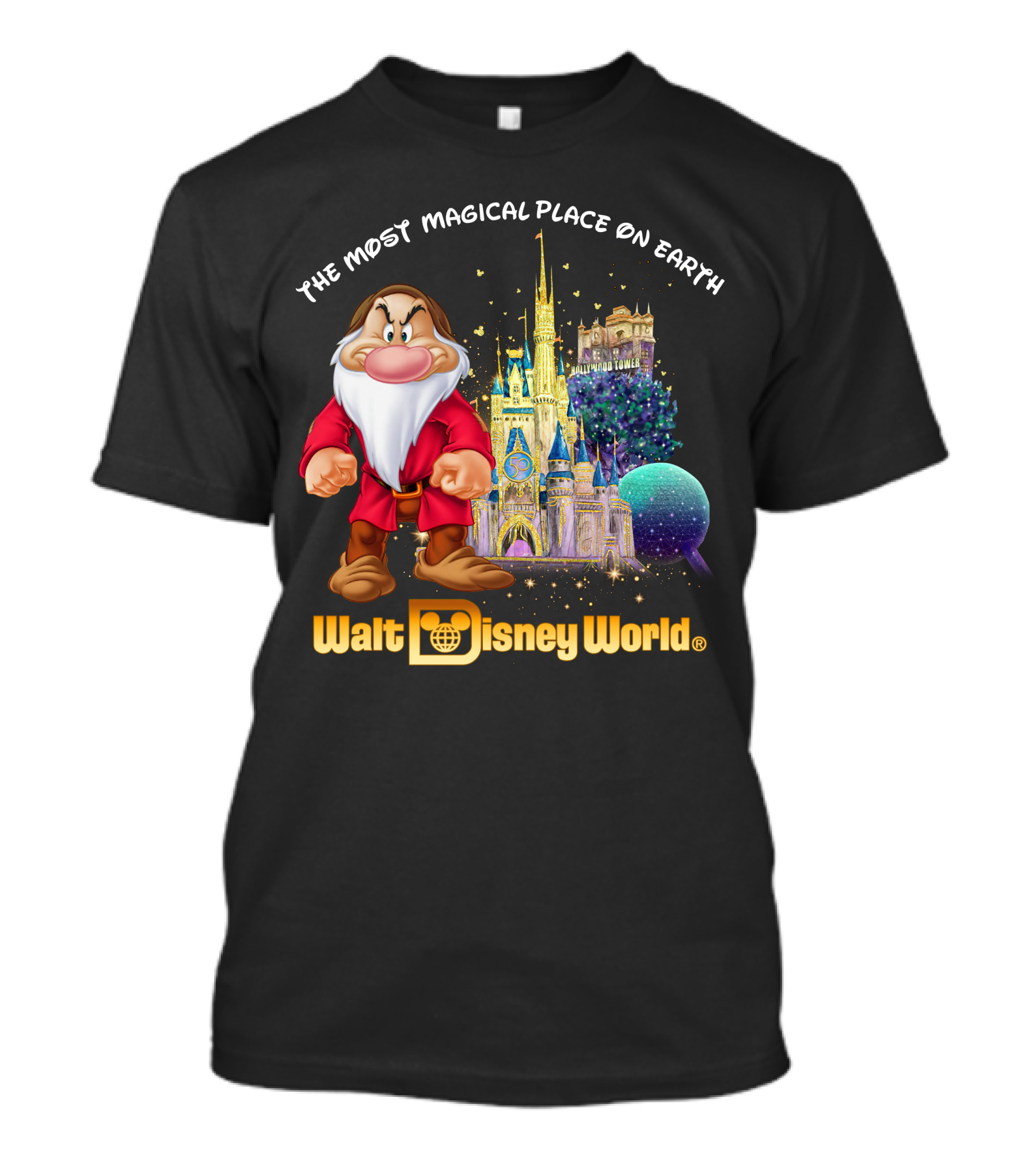 The Most Magical Place On Earth Grumpy Walt Disney World T-Shirt
