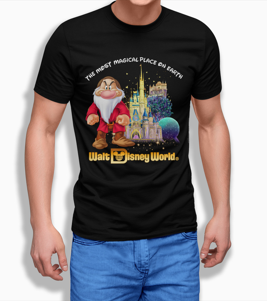 The Most Magical Place On Earth Grumpy Walt Disney World T-Shirt