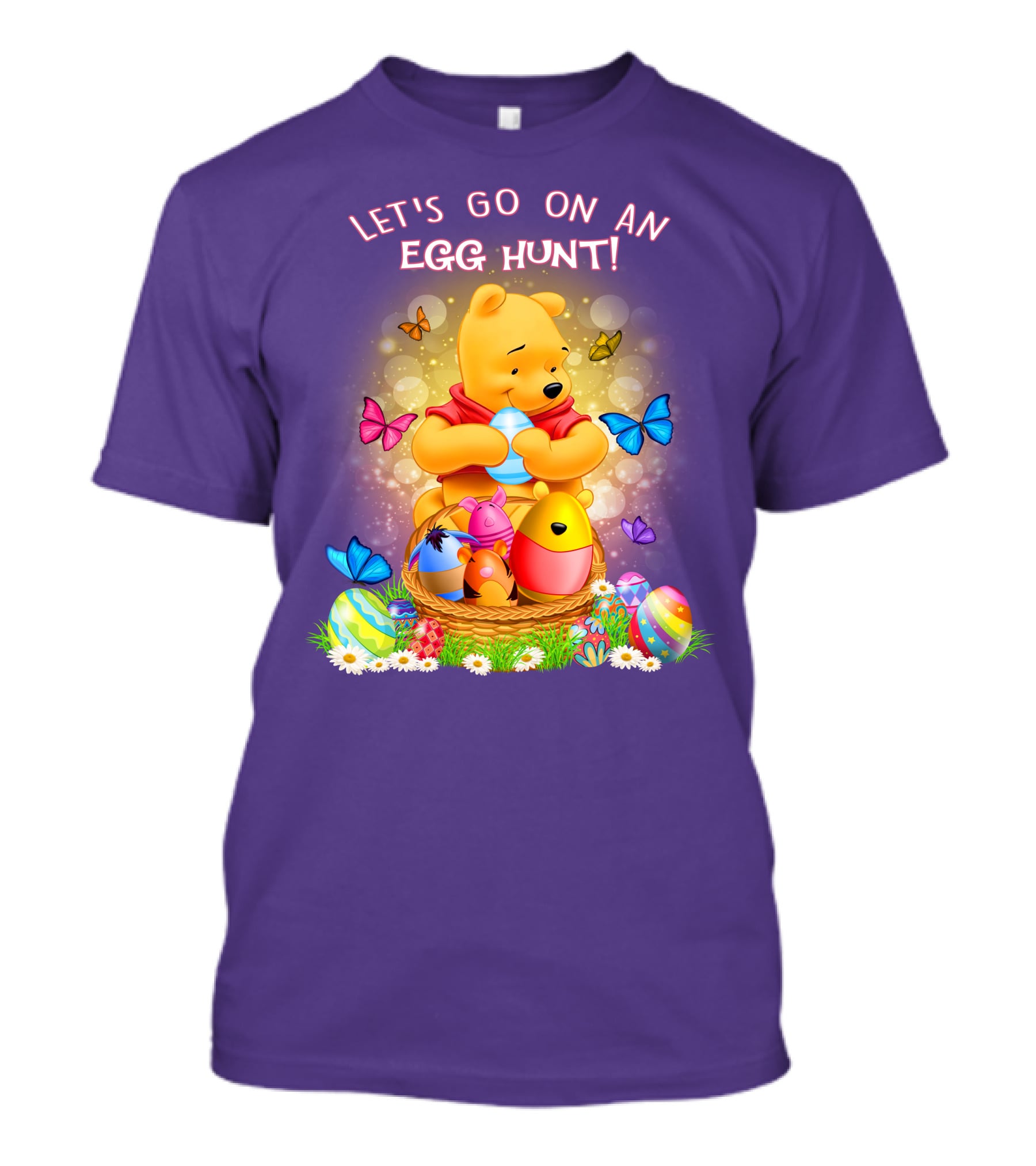Let's Go On An Egg Hunt Pooh T-Shirt