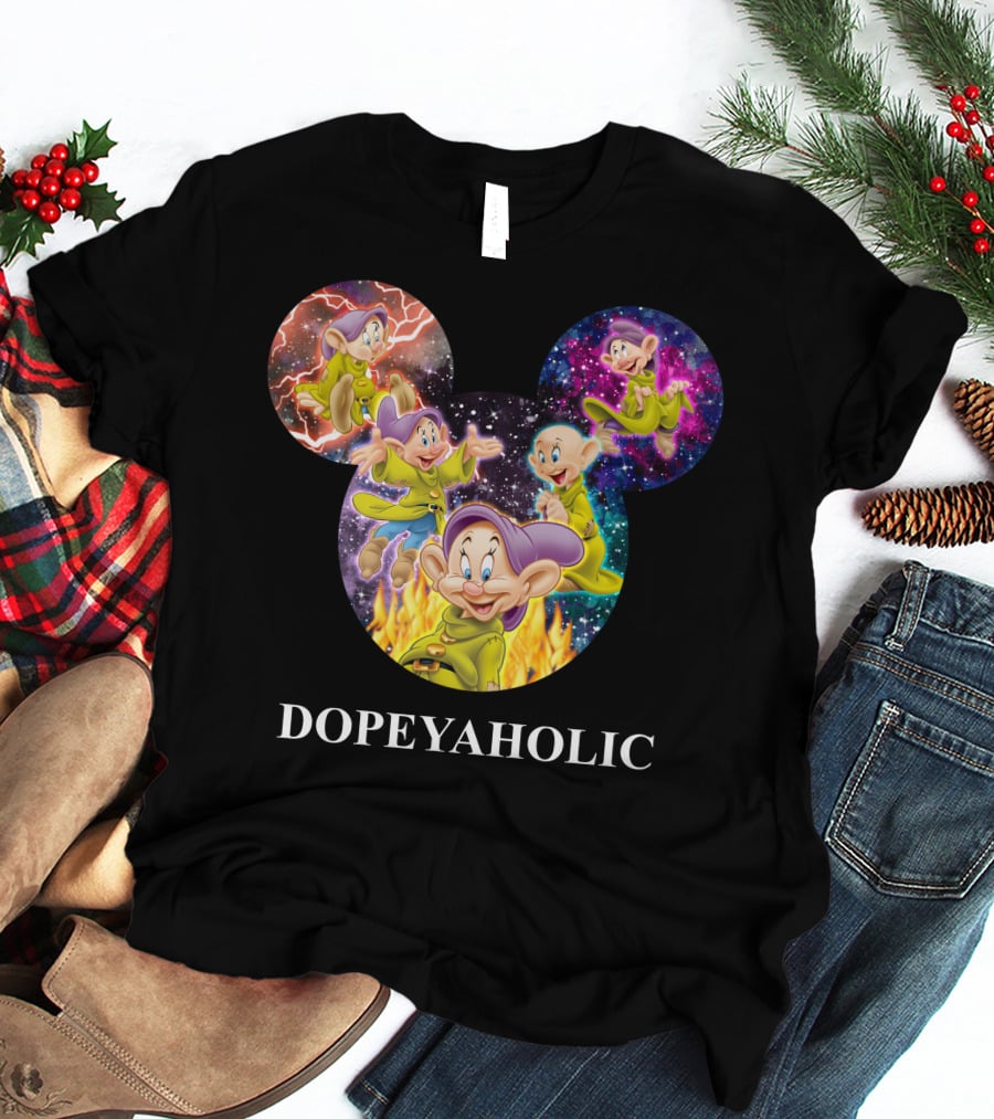 Dopeyaholic Mickey Mouse Ears Multiverse Dopey Wonderland T-Shirt