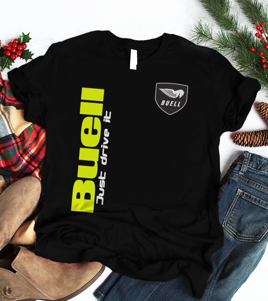 Buell Just Drive It Winged T-Shirt