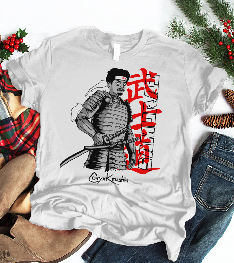 CoryxKenshin Samurai Warrior T-Shirt