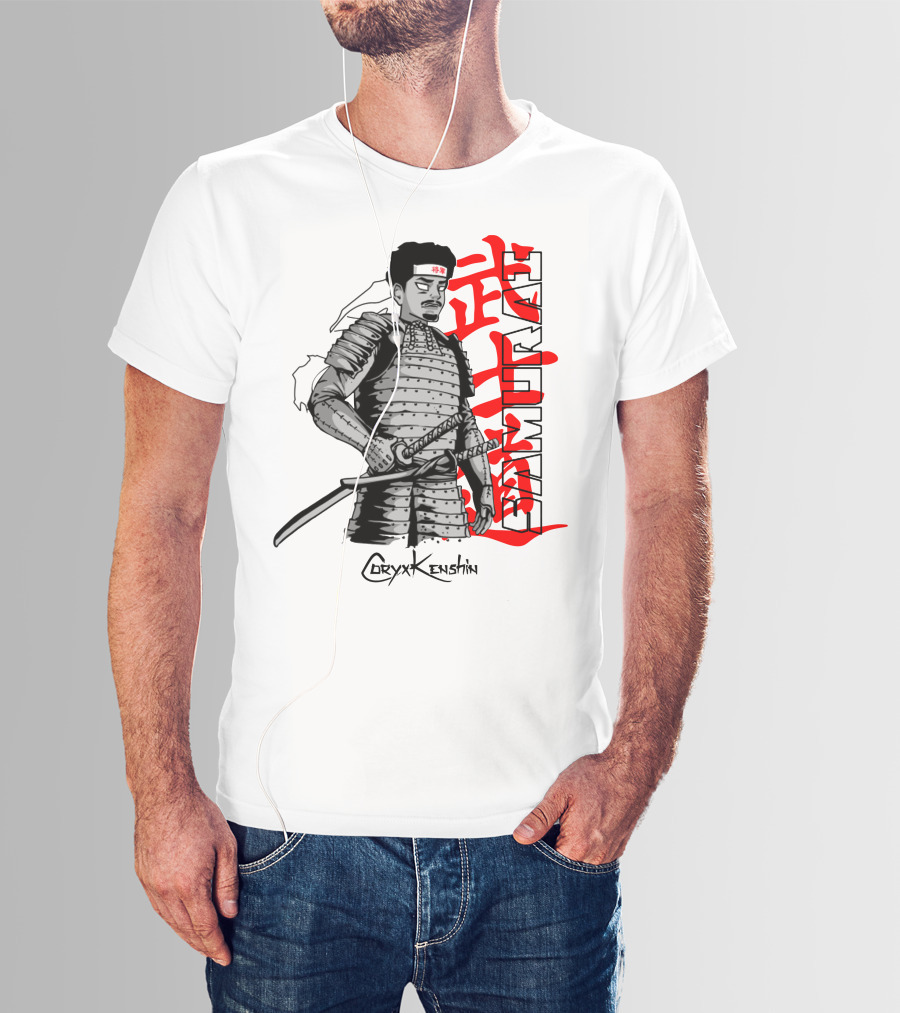 CoryxKenshin Samurai Warrior T-Shirt