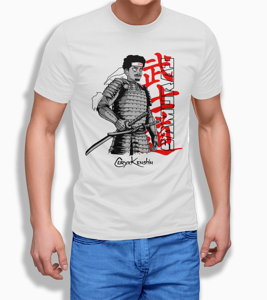 CoryxKenshin Samurai Warrior T-Shirt