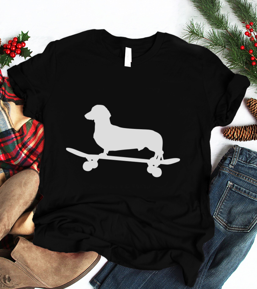 Dog Kute Skateboard T-Shirt