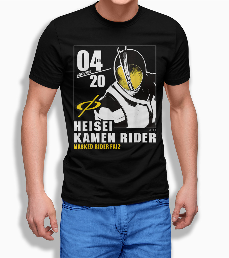 04 2003-2004 Heisei Kamen Rider Masked Rider Faiz T-Shirt