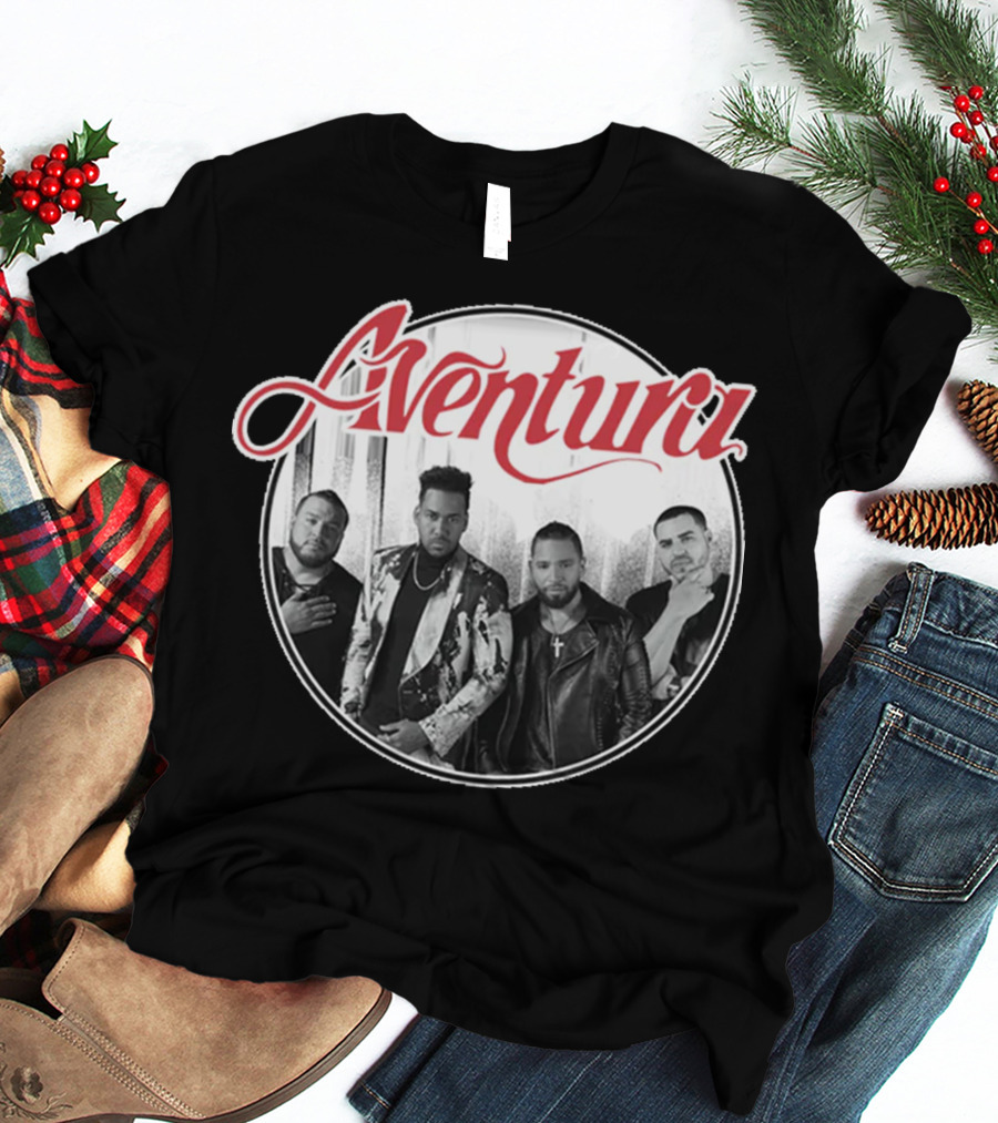 Aventura Inmortal Band Members Photo T-Shirt