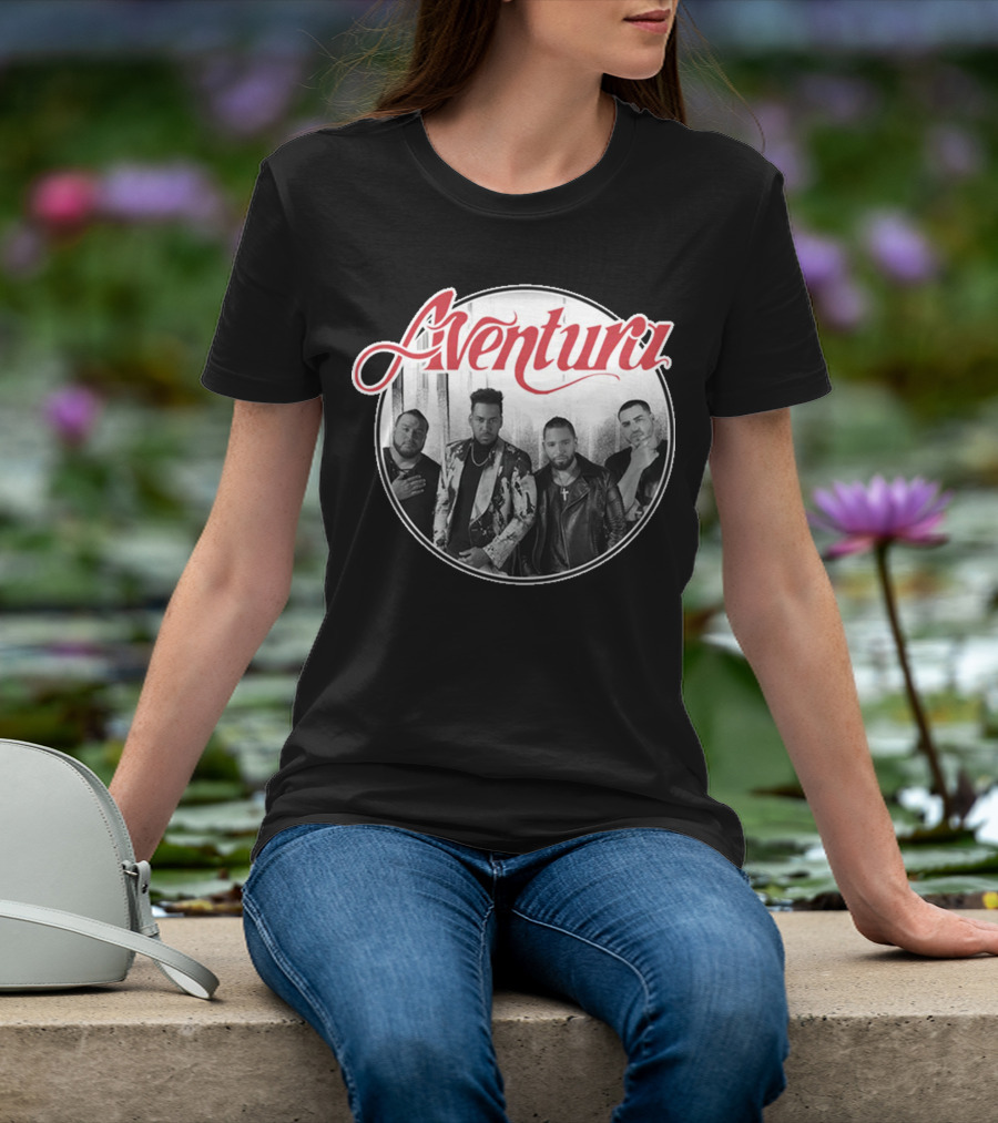 Aventura Inmortal Band Members Photo T-Shirt