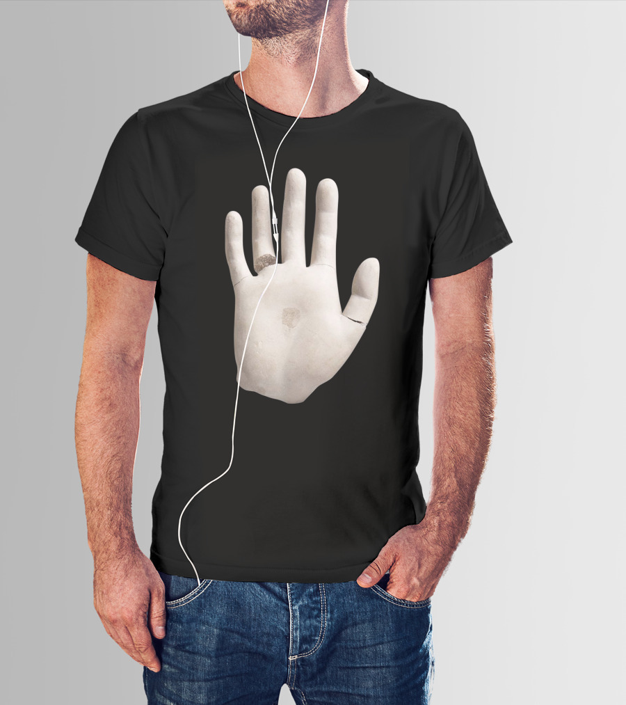 Built On Glass Hand Sculpture T-Shirt