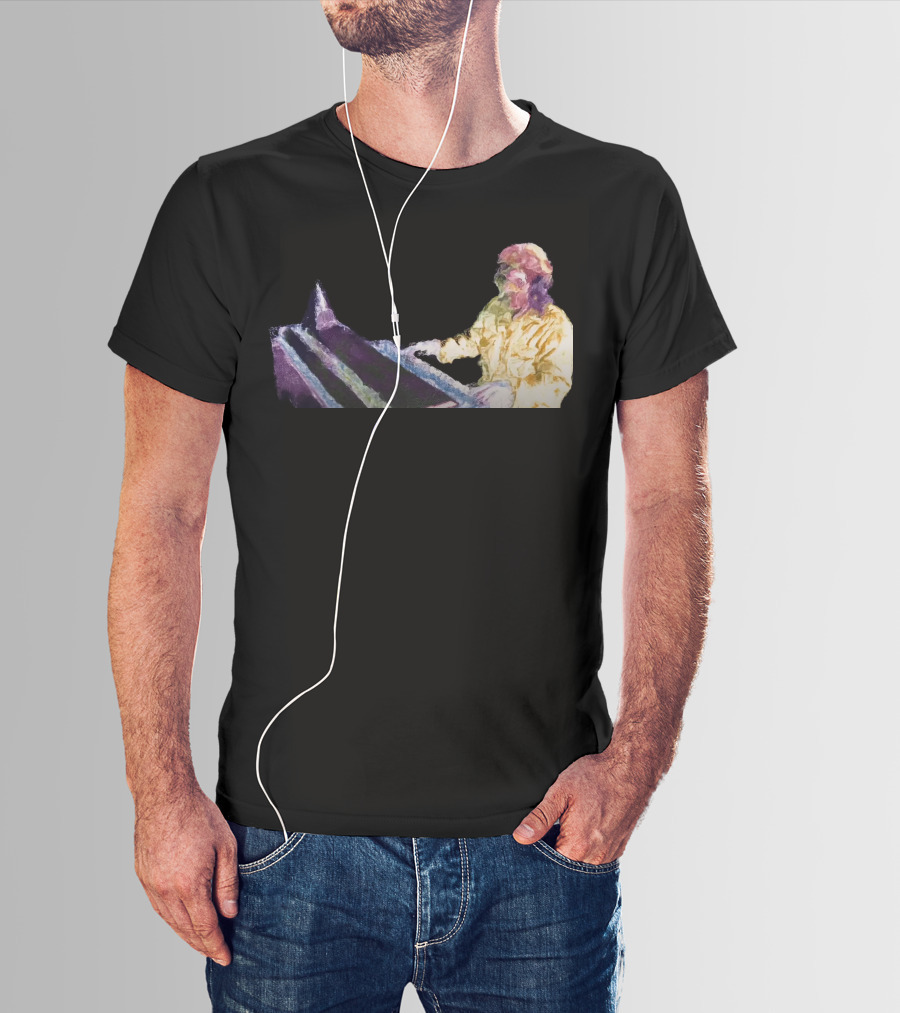 Get High Psychedelic Piano Player T-Shirt