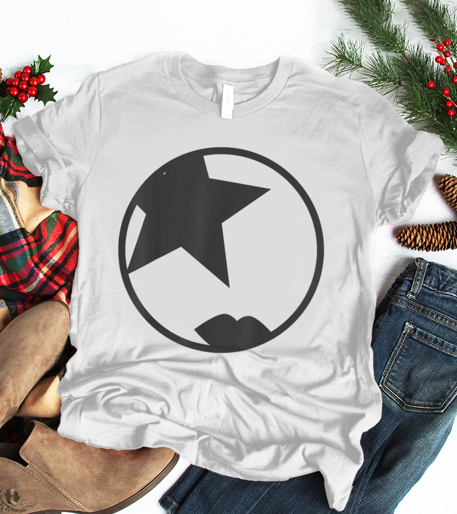 KISS Starchild Star Lips Circle T-Shirt