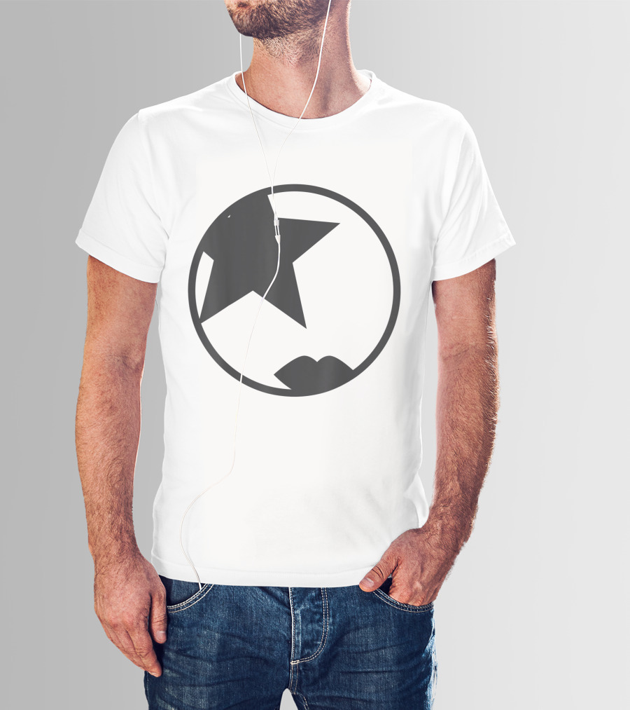 KISS Starchild Star Lips Circle T-Shirt