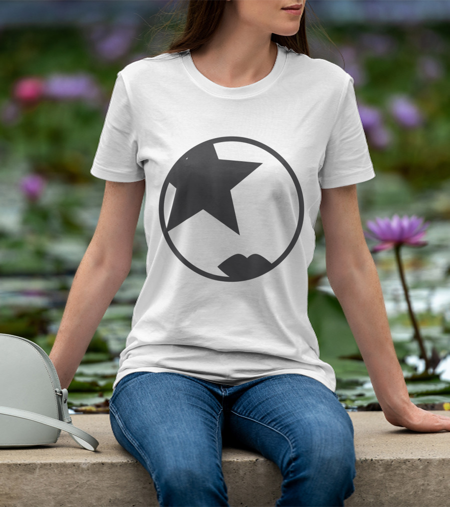 KISS Starchild Star Lips Circle T-Shirt