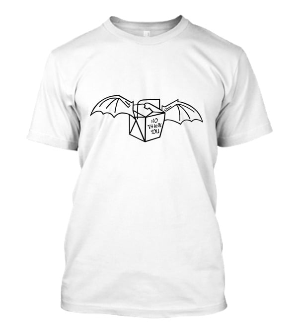Bat Fried Rice No Thank You Takeout Box T-Shirt