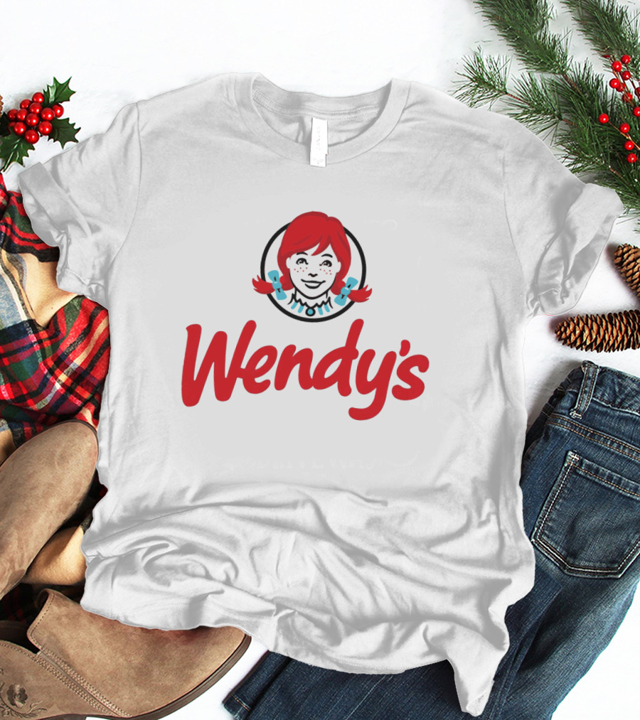 Wendy's Girl In Red T-Shirt