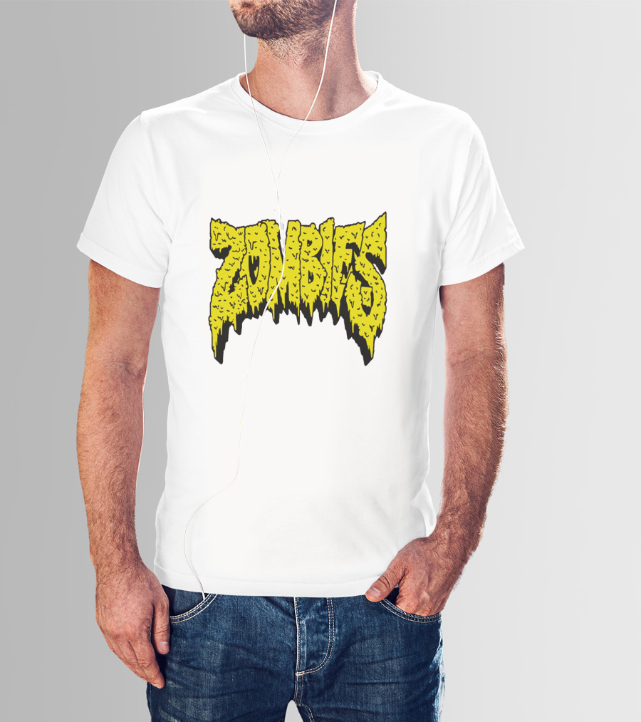 Flatbush Zombies Iconic Yellow Gooey Text T-Shirt