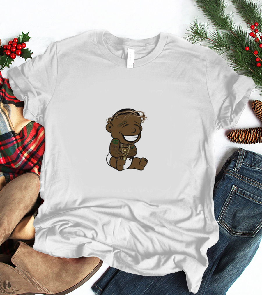 DaBaby Cartoon Character With Tattoos And Jewelry T-Shirt