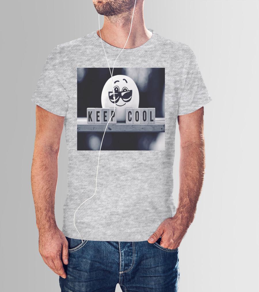 Keep Cool Emoji With Sunglasses T-Shirt