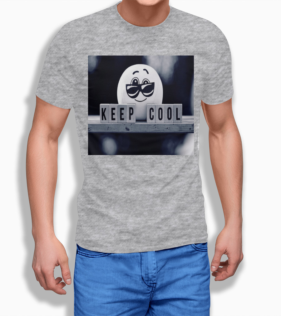 Keep Cool Emoji With Sunglasses T-Shirt