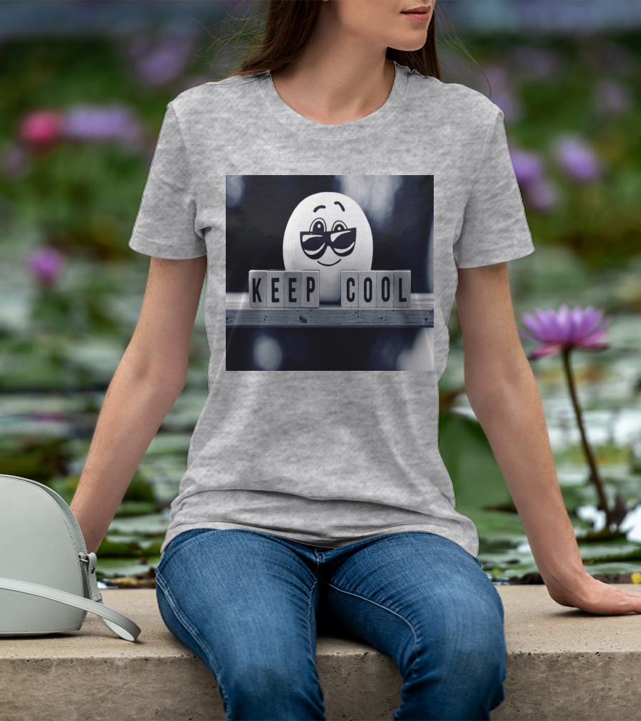 Keep Cool Emoji With Sunglasses T-Shirt