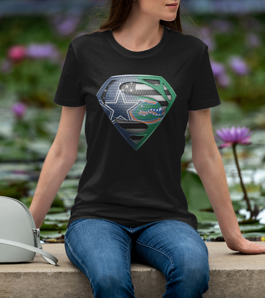 Dallas Cowboys Florida Gators Superman T-Shirt