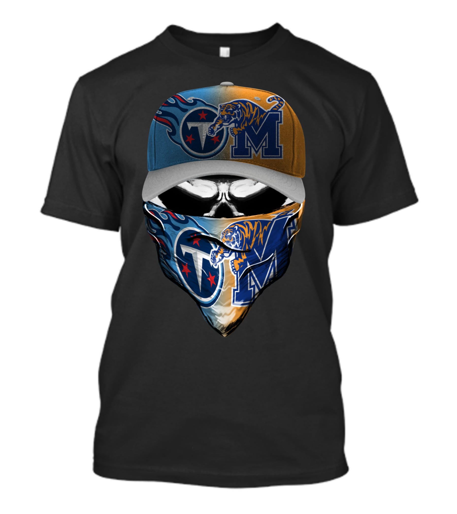 Tennessee Titans Memphis Tigers Skum T-Shirt