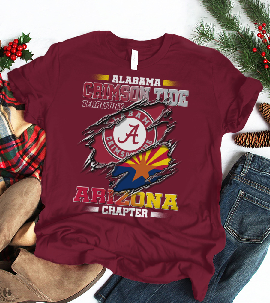 Alabama Crimson Tide Territory Arizona Chapter T-Shirt
