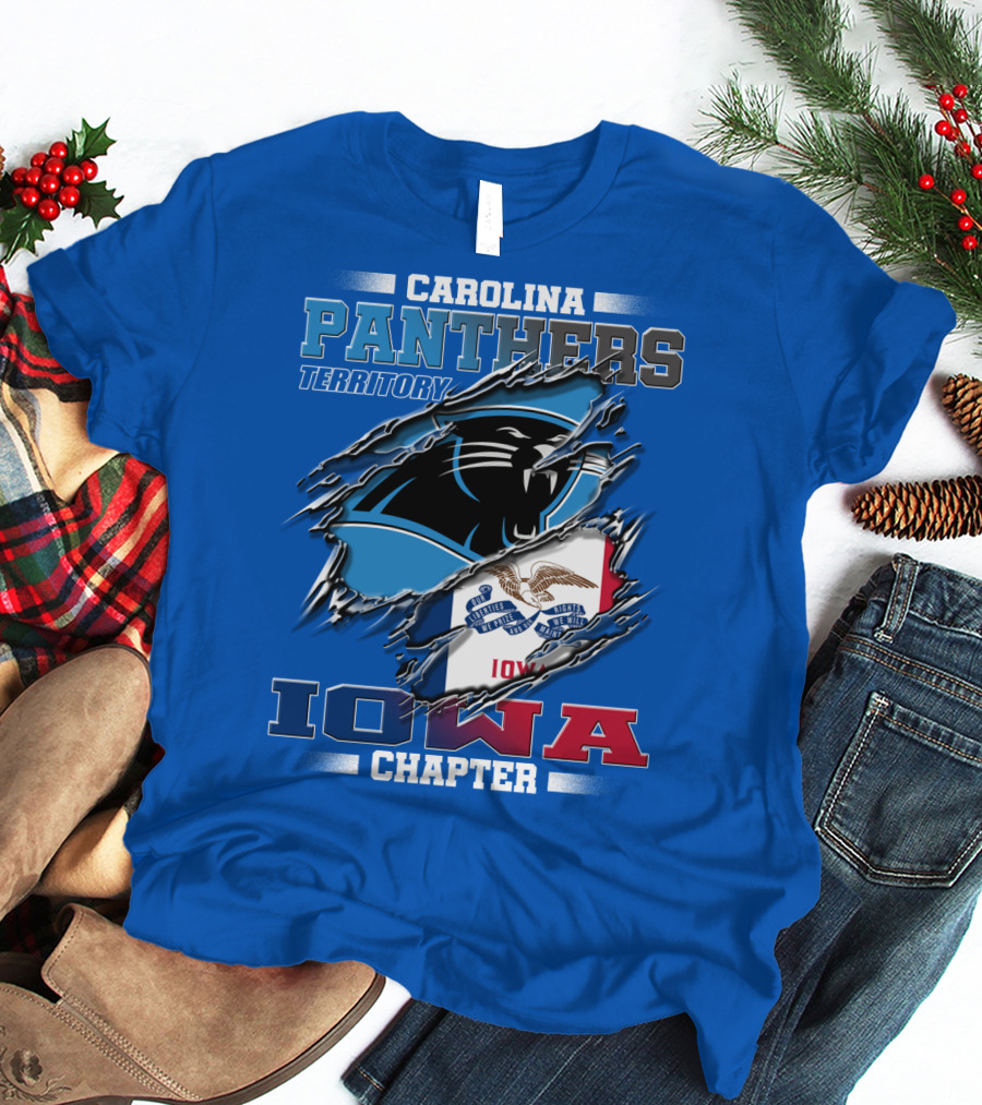 Carolina Panthers Territory Iowa Chapter T-Shirt