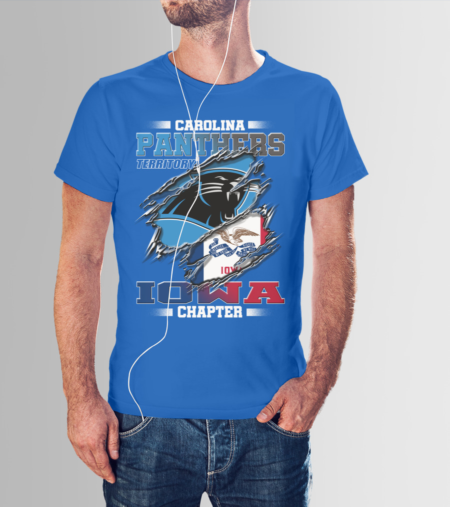 Carolina Panthers Territory Iowa Chapter T-Shirt