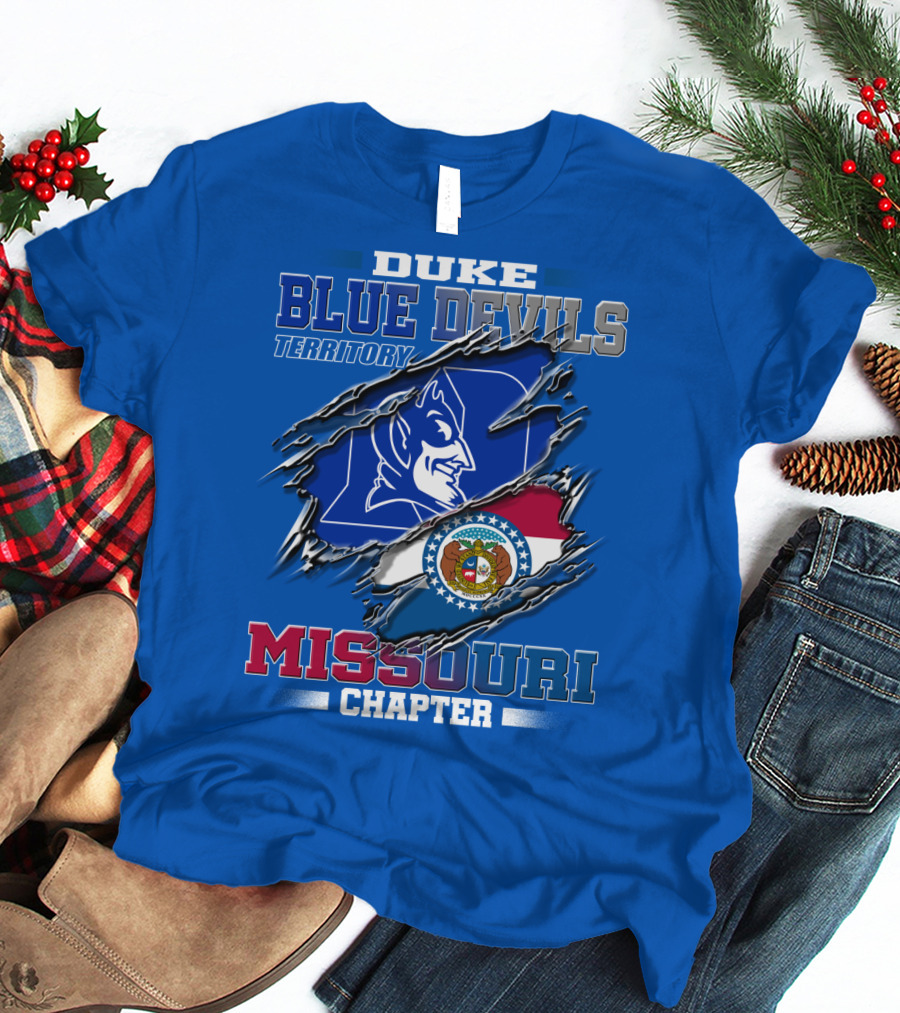 Duke Blue Devils Territory Missouri Chapter T-Shirt
