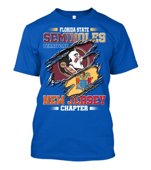Florida State Seminoles Territory New Jersey Chapter T-Shirt