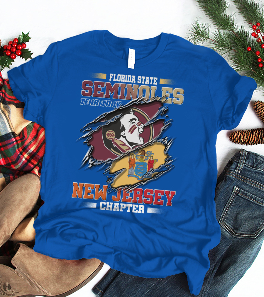 Florida State Seminoles Territory New Jersey Chapter T-Shirt
