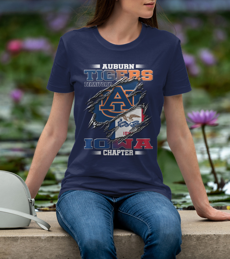Auburn Tigers Territory Iowa Chapter T-Shirt
