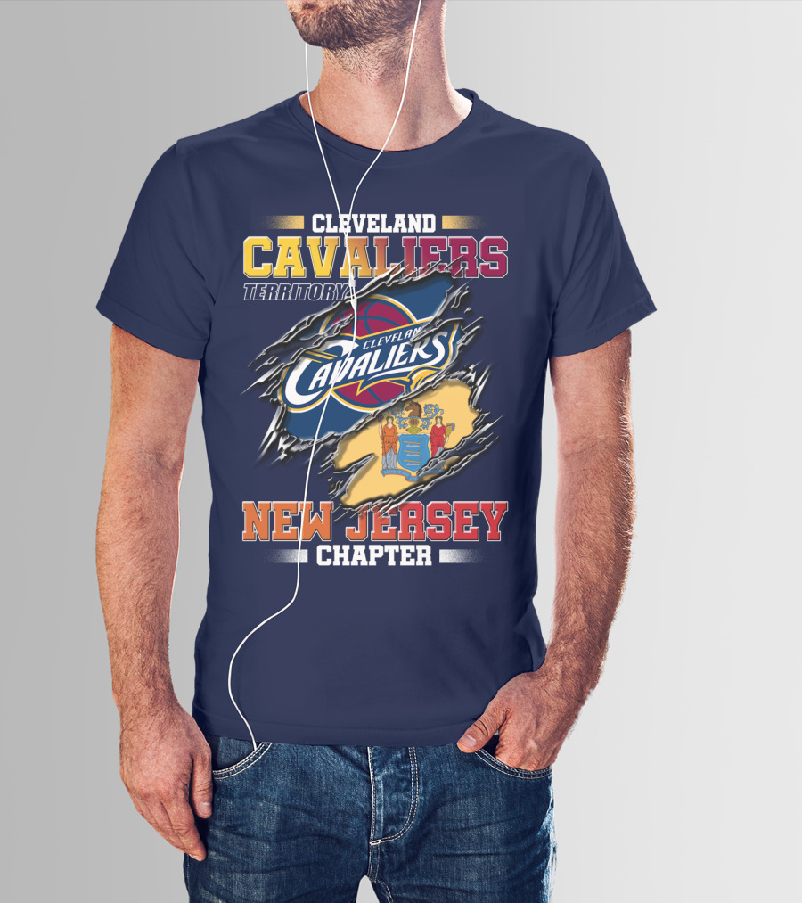 Cleveland Cavaliers Territory New Jersey Chapter T-Shirt