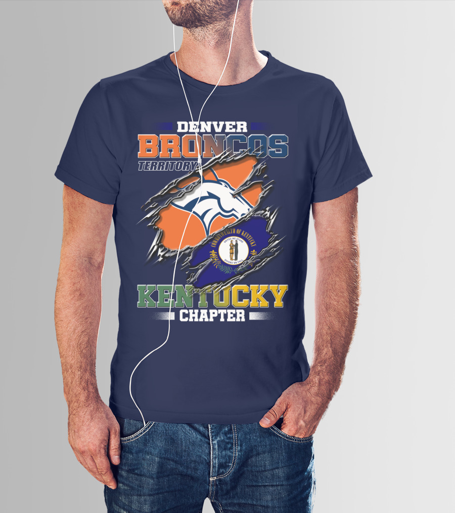 Denver Broncos Territory Kentucky Chapter T-Shirt