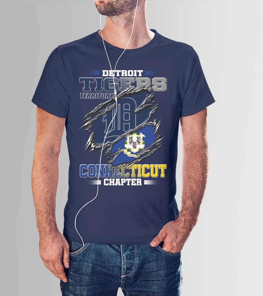 Detroit Tigers Territory Connecticut Chapter T-Shirt