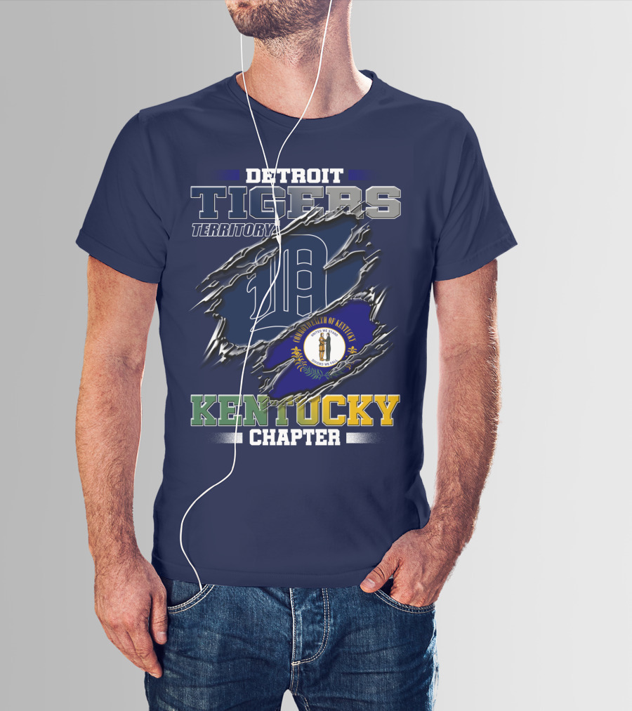 Detroit Tigers Territory Kentucky Chapter T-Shirt
