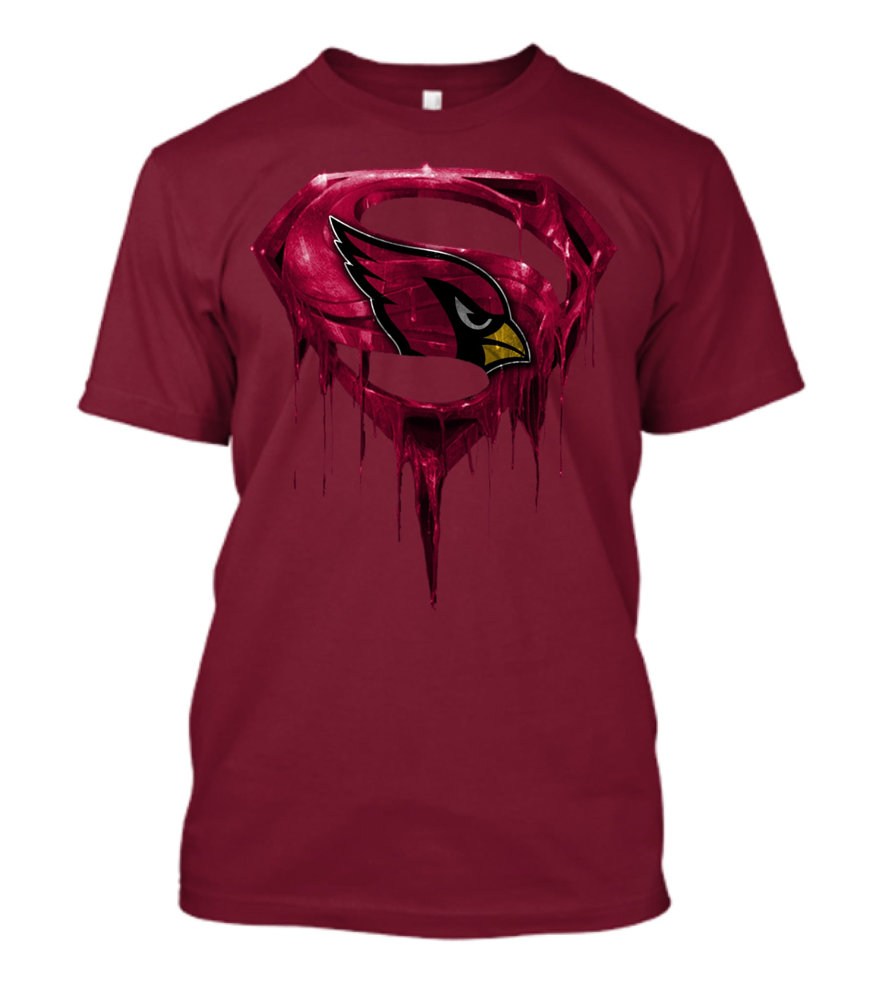 Arizona Cardinals Dripping Superman T-Shirt