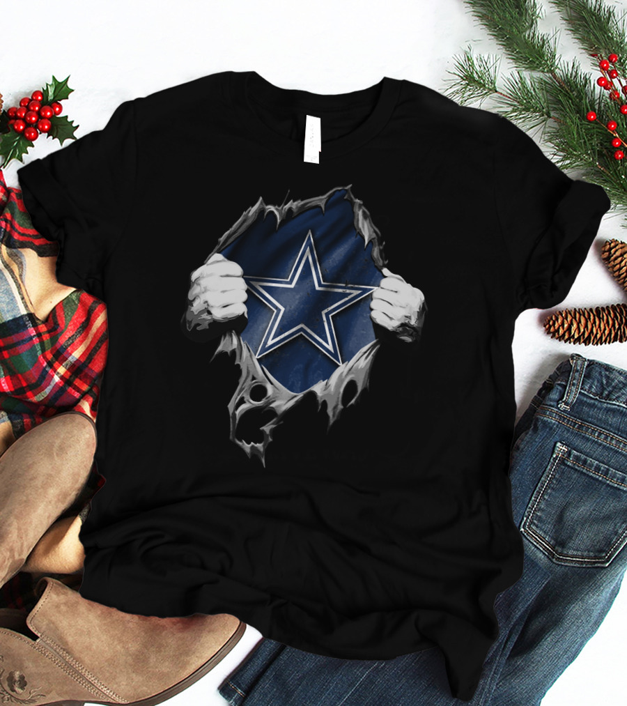 Dallas Cowboys Torn V2 Star T-Shirt
