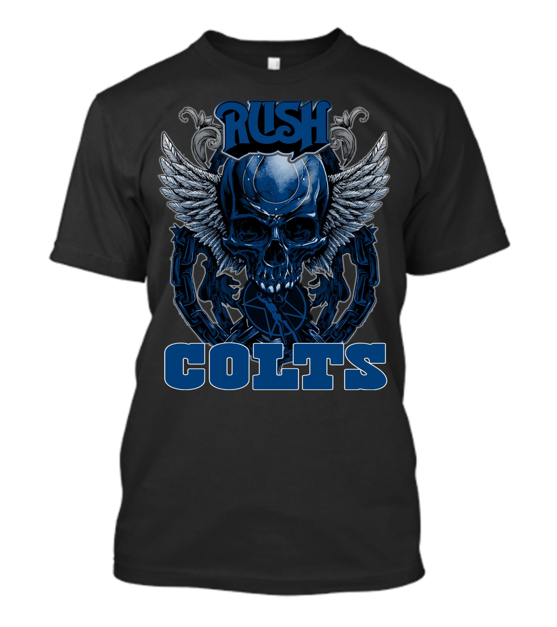 Rush Colts Winged Skull T-Shirt