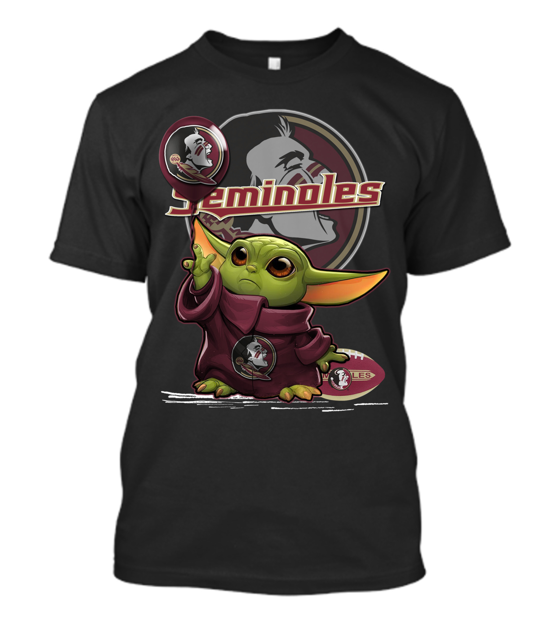 Yoda Seminoles Florida State Football Fan T-Shirt