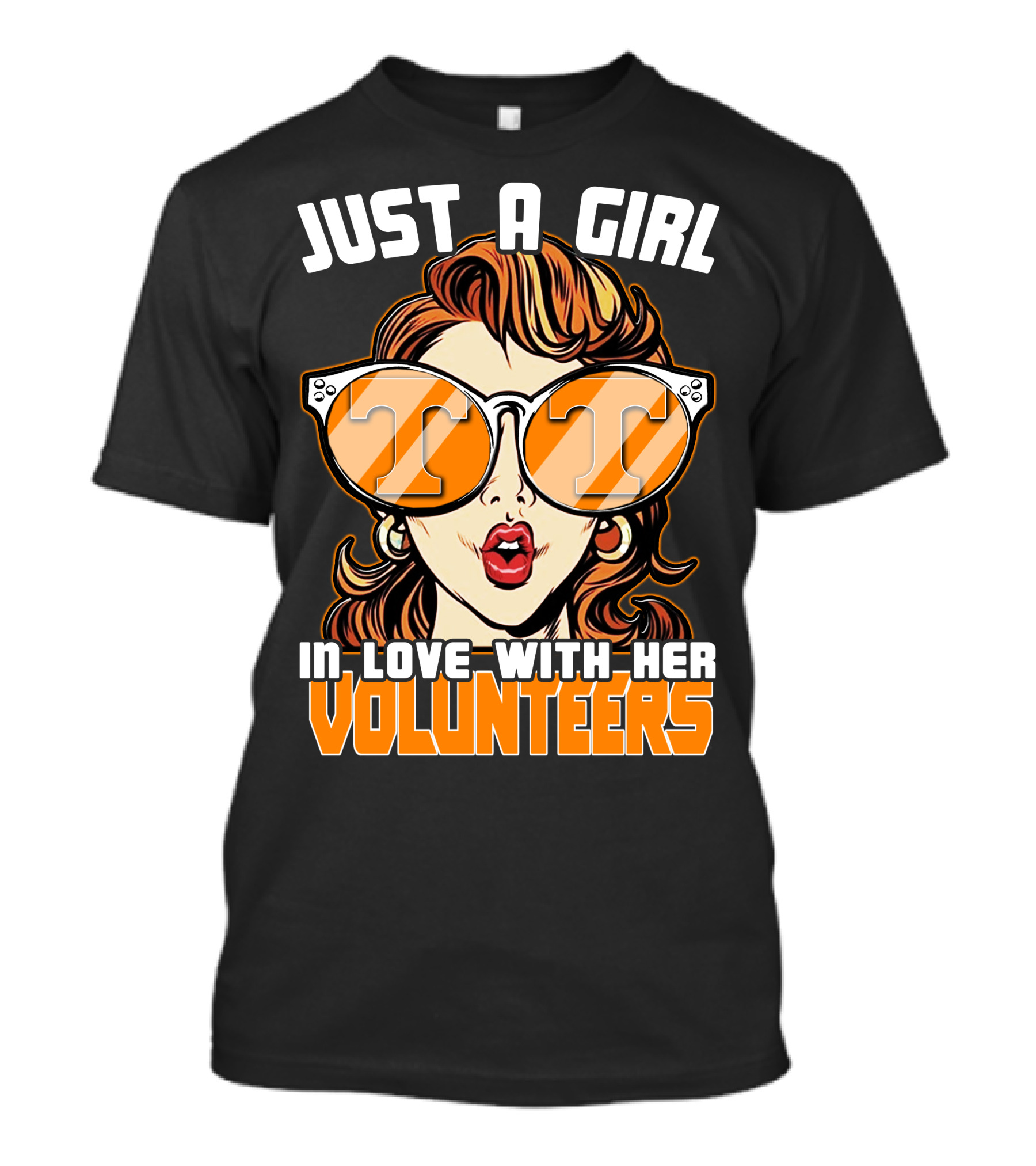 JUST A GIRL IN LOVE WITH HER TENNESSEE VOLUNTEERS T-Shirt