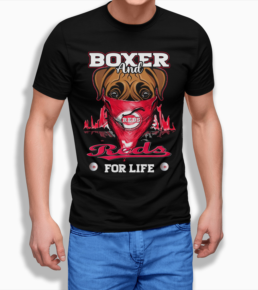 Boxer And Reds For Life T-Shirt