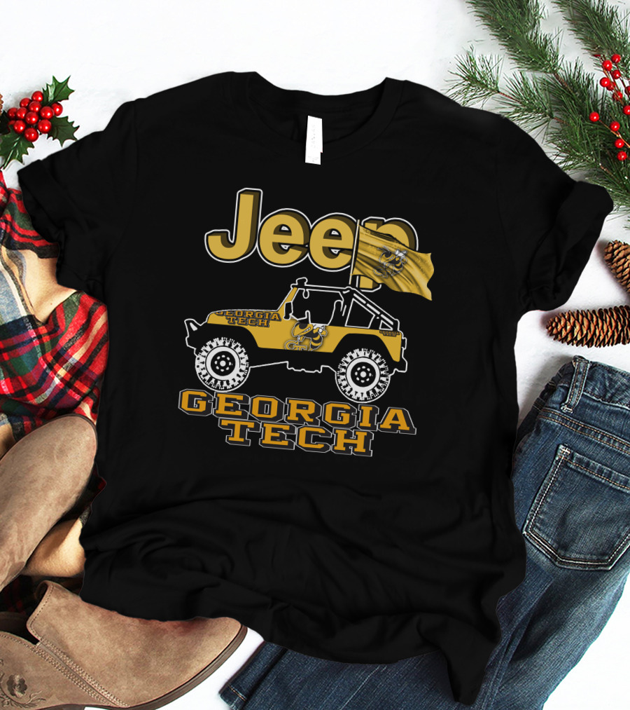 Jeep Georgia Tech Yellow Jackets Georgia Tech Jeep T-Shirt