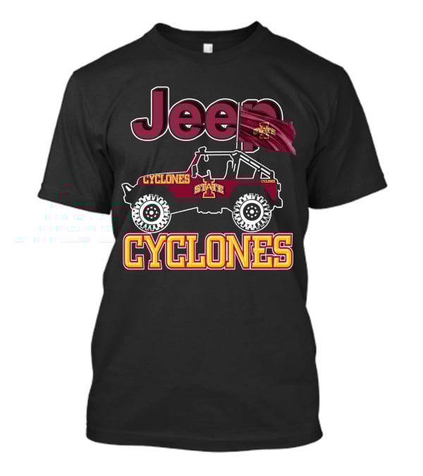 Jeep Iowa State Cyclones State Cyclones Jeep Cyclones T-Shirt