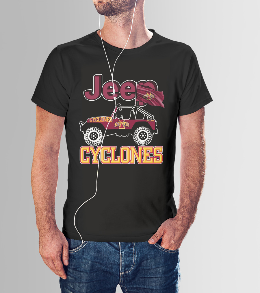 Jeep Iowa State Cyclones State Cyclones Jeep Cyclones T-Shirt