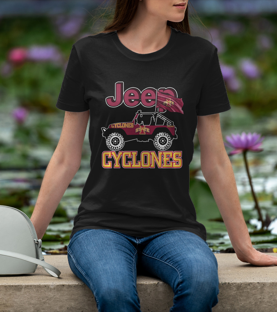 Jeep Iowa State Cyclones State Cyclones Jeep Cyclones T-Shirt