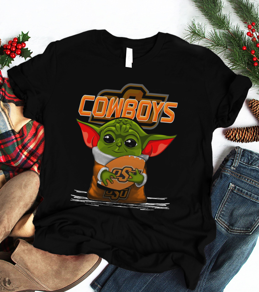 Cowboys OSU Yoda Football Fan T-Shirt