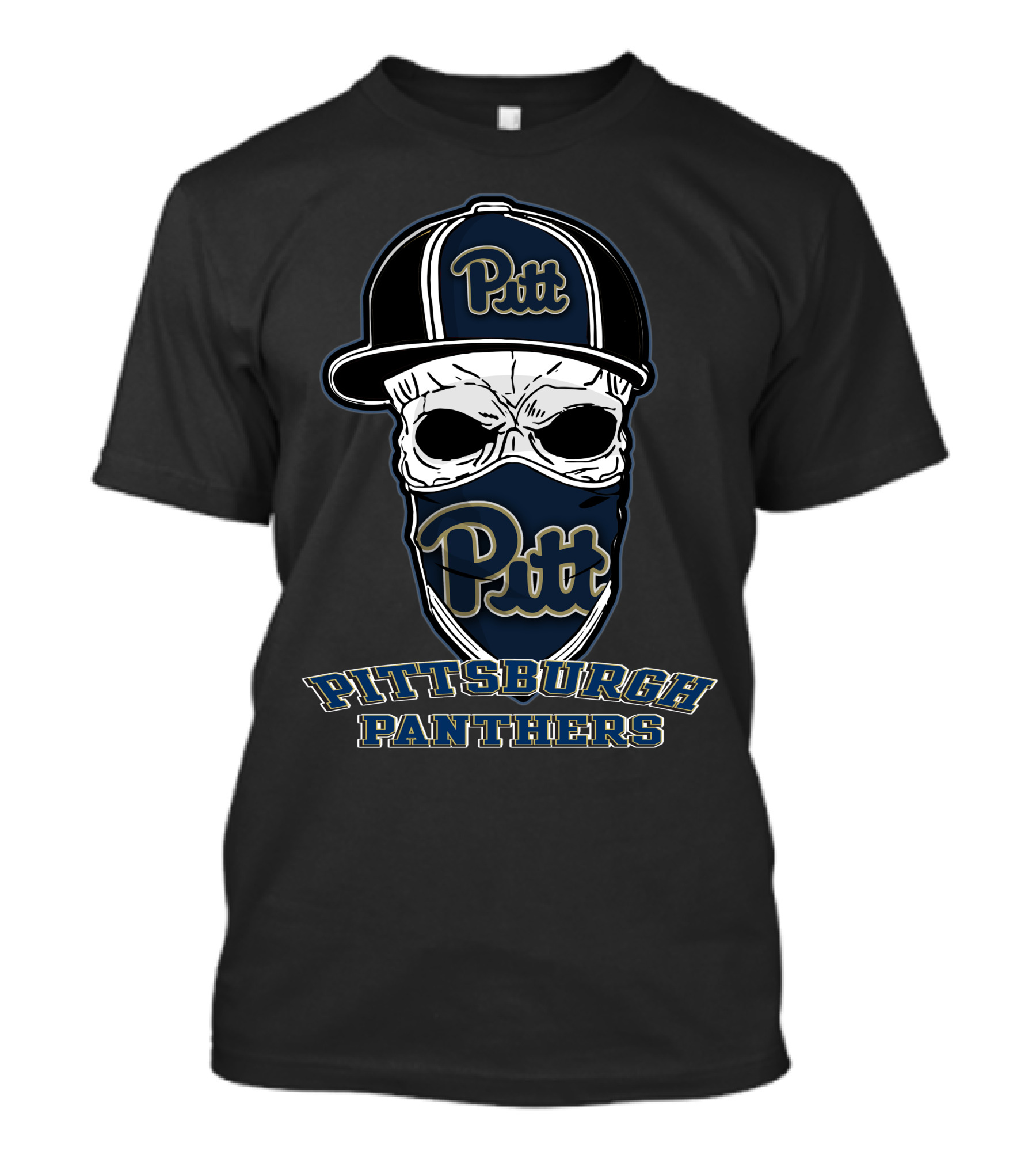 Pitt Skull Hat Pittsburgh Panthers T-Shirt
