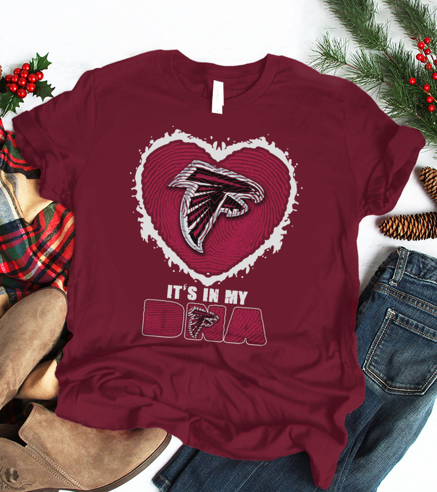 Atlanta Falcons Heart It's In My Dna T-Shirt